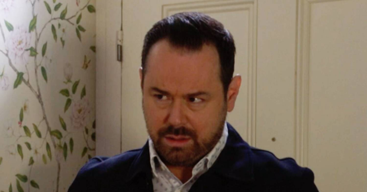Danny Dyer glowers as Mick Carter on EastEnders