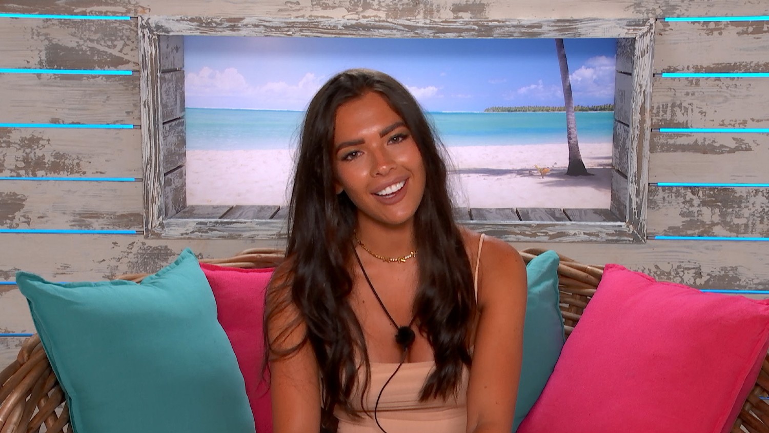Gemma Owen smiling on Love Island