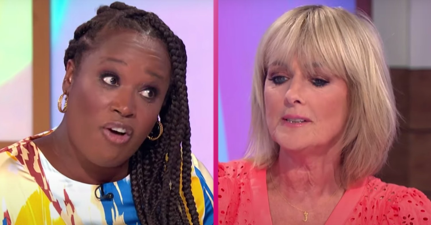 Charlene White and Jane Moore debate on Loose Women today