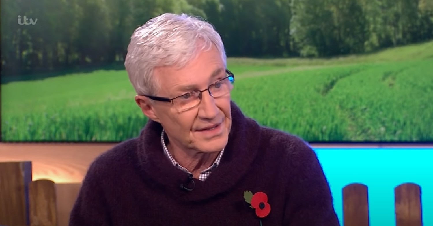 Paul O'Grady smiling during This Morning interview 