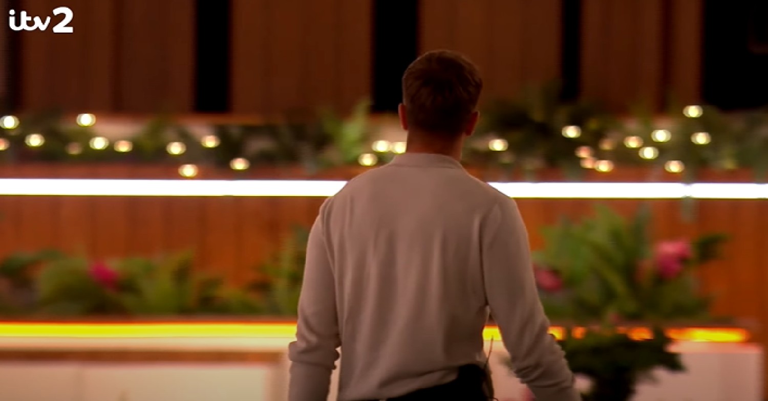 Luca walking off in Love Island first look