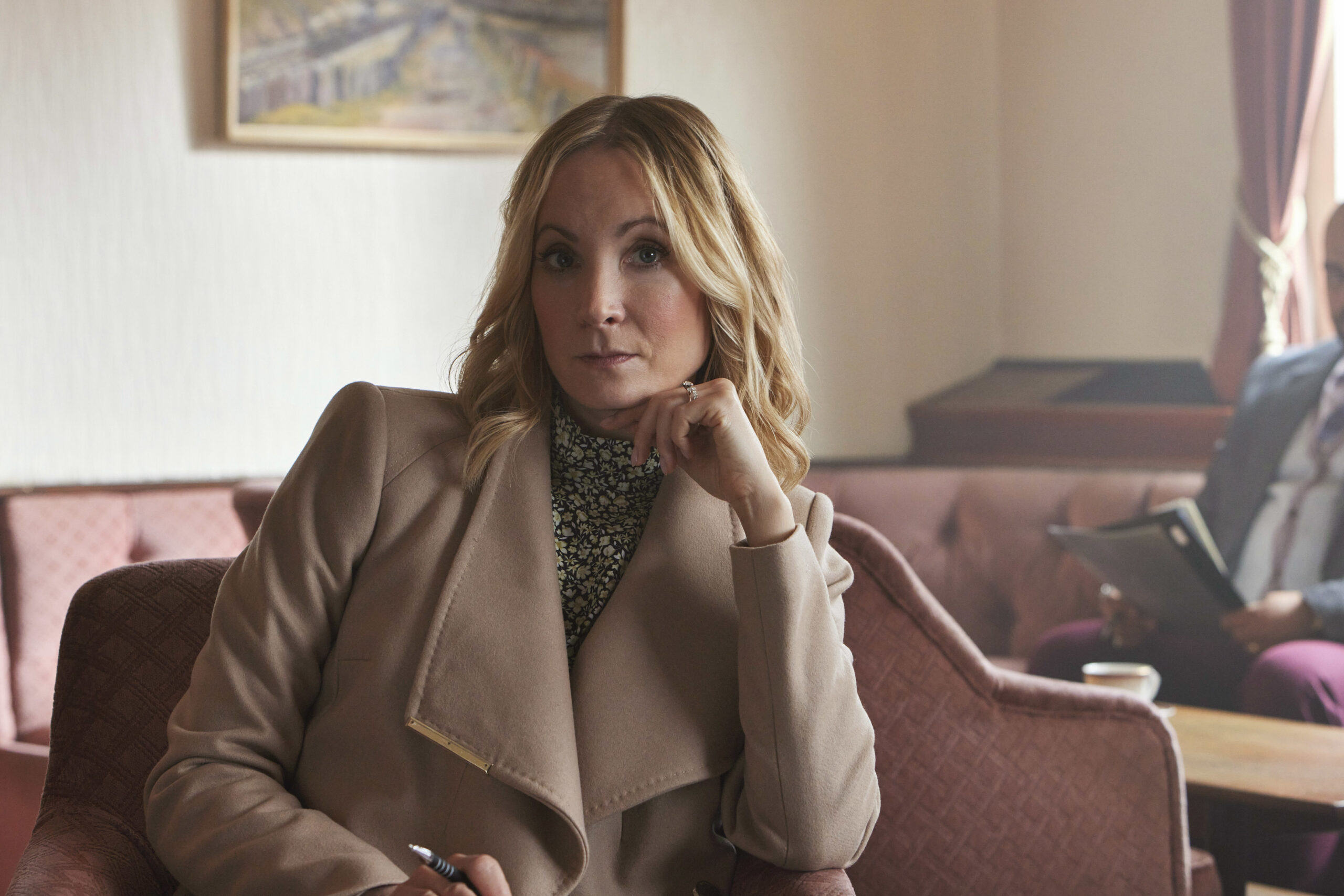 Joanne Froggatt as Sarah Vincent in Sherwood