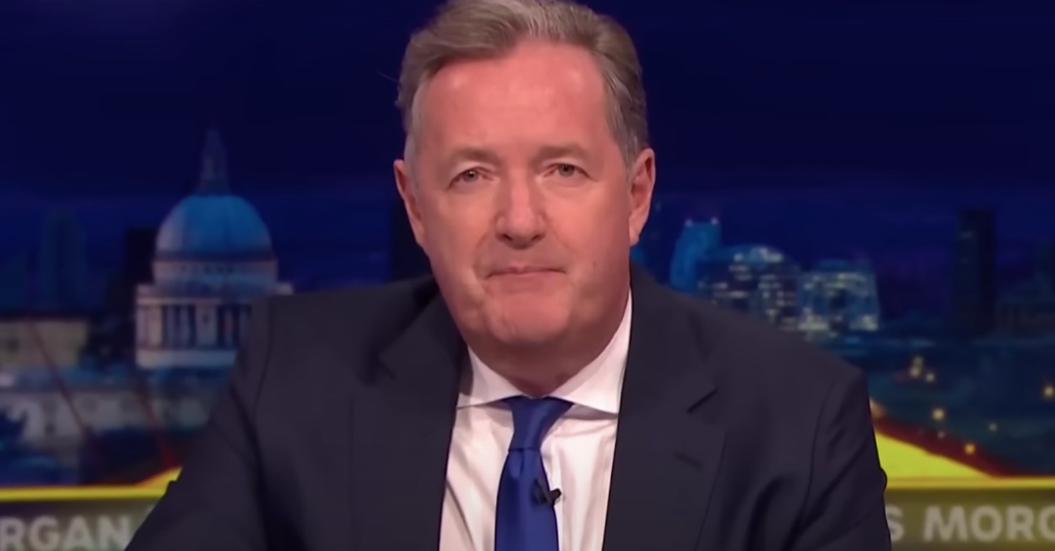 Piers Morgan looks serious on Piers Morgan Uncensored