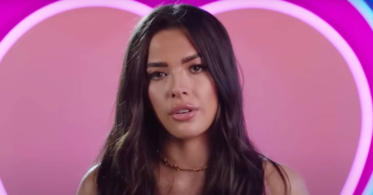 Love Island contestant Gemma Owen speaks to the camera