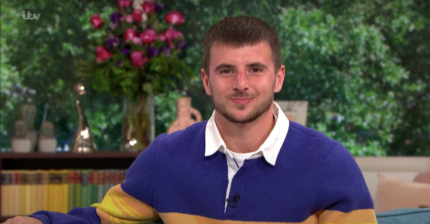 Mason Mount smiling on This Morning