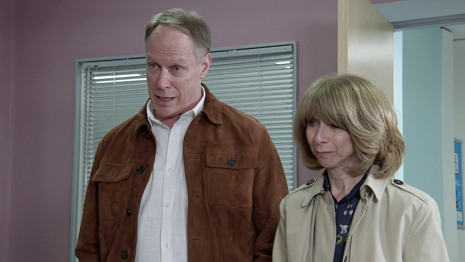 Corrie Stephen and Gail put on a united front for Audrey