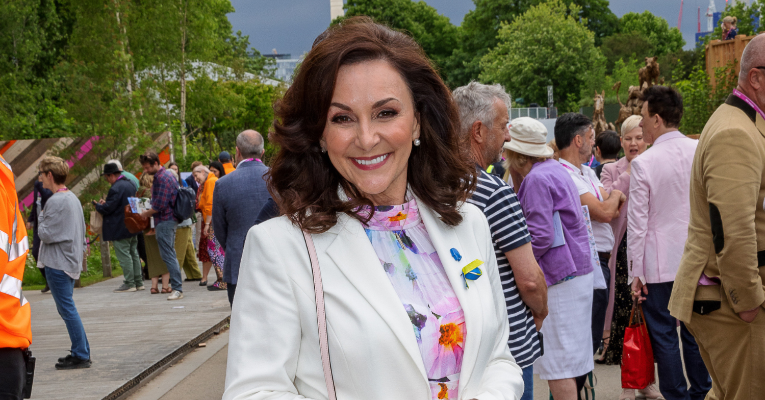 Shirley Ballas smiles to camera at an event