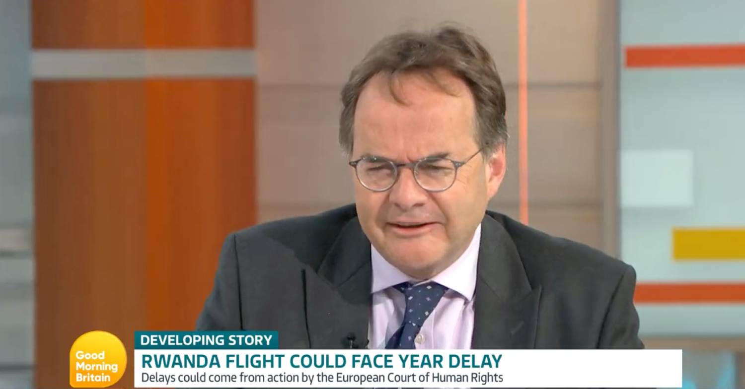 Quentin Letts pulls a face on GMB