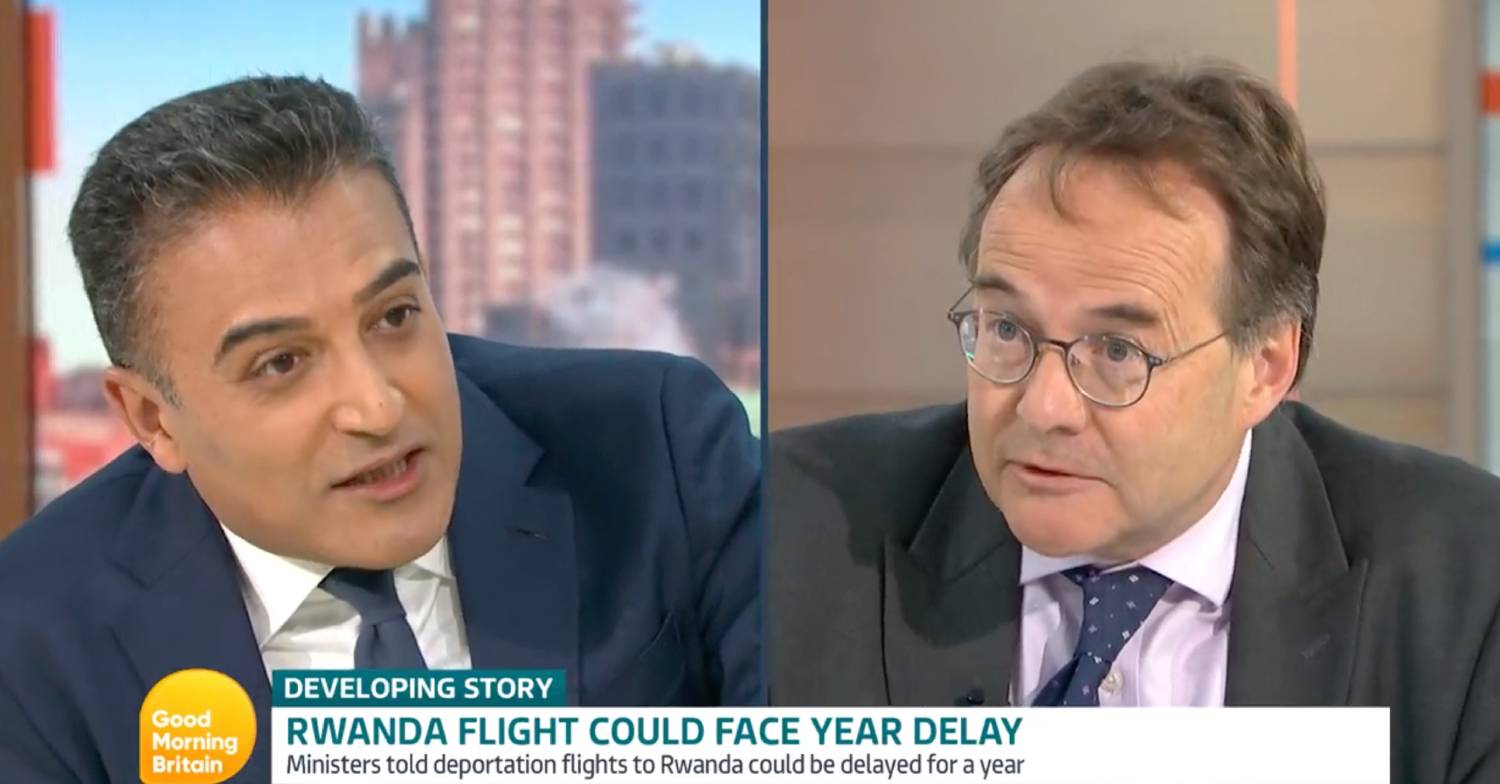 GMB hosts Adil Ray presses a floundering Quentin Letts