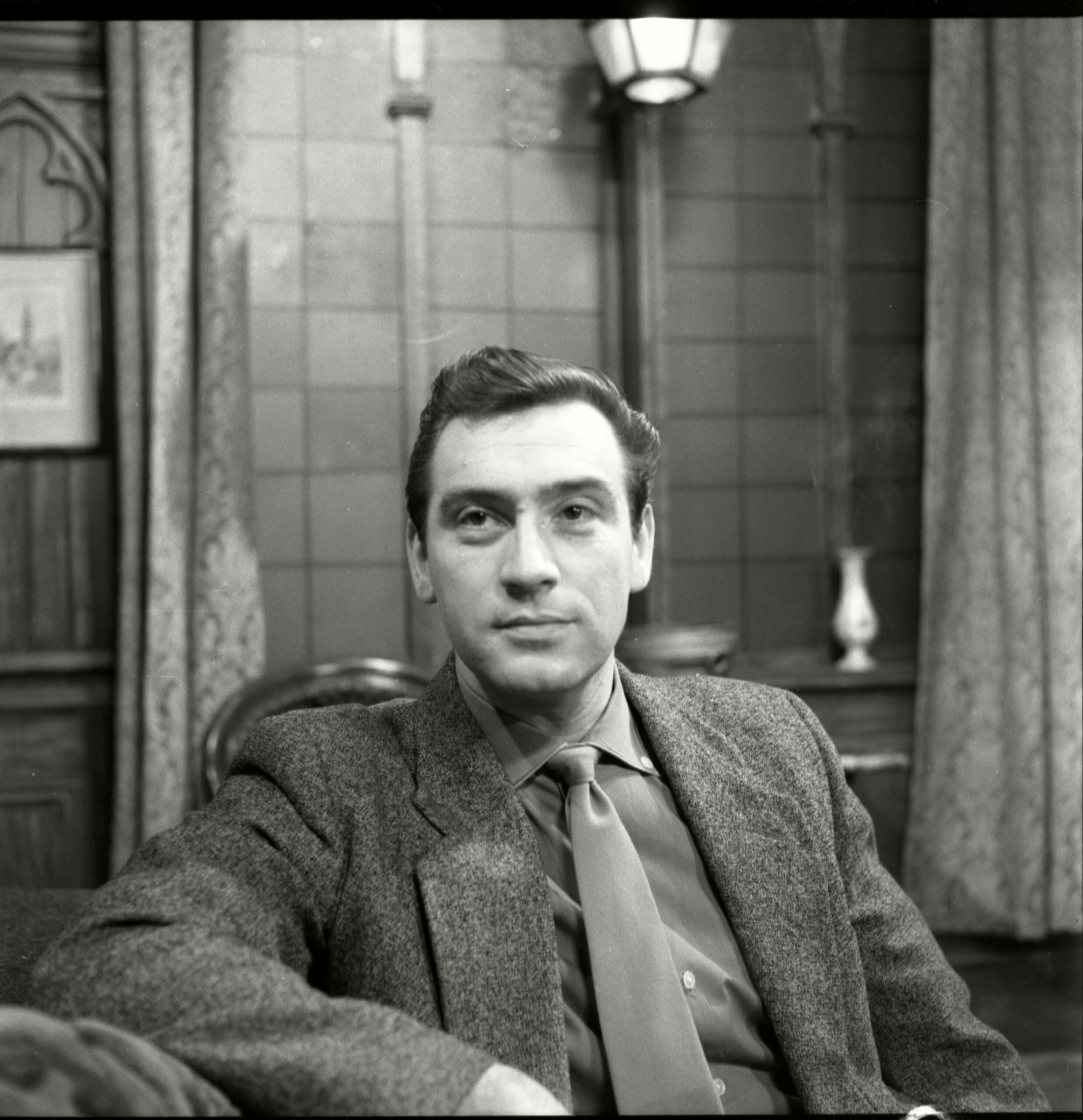 Ivan Cheveski in Coronation Street smiles in an early episode