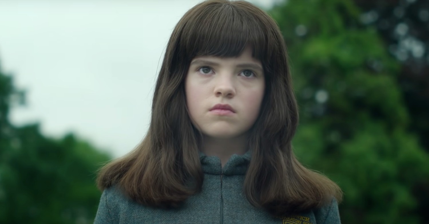 A child frowning on The Midwich Cuckoos