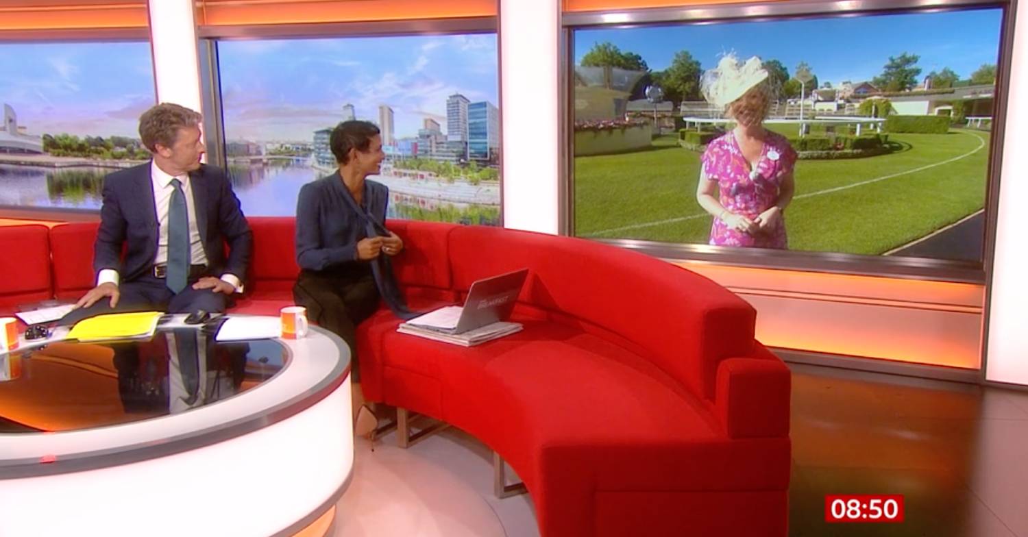 Naga Munchetty and Charlie Stayt speak with Carol Kirkwood