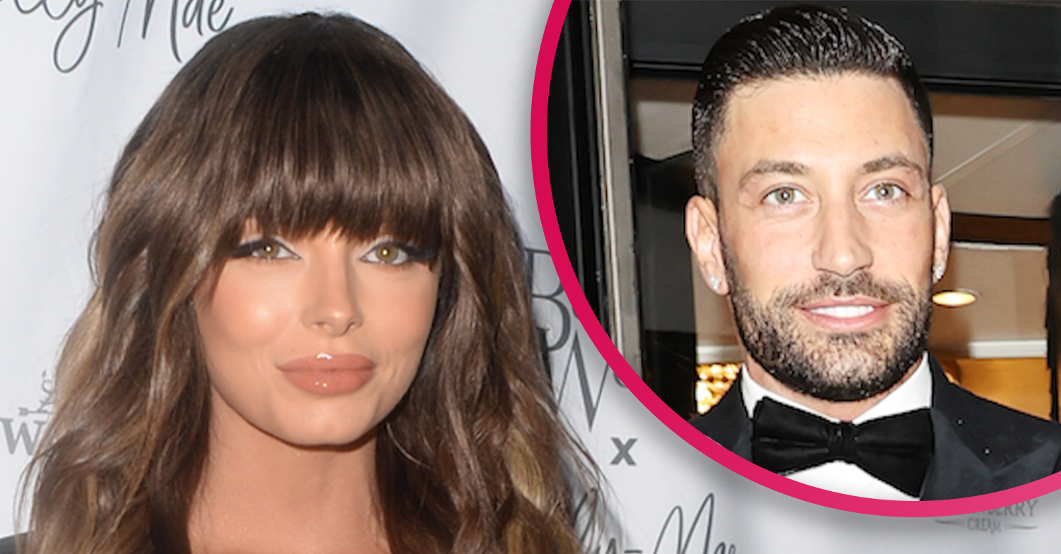 Maura Higgins and Giovanni Pernice smiling