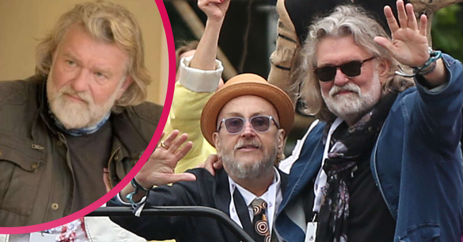 The Hairy Bikers stars Si and Dave waving