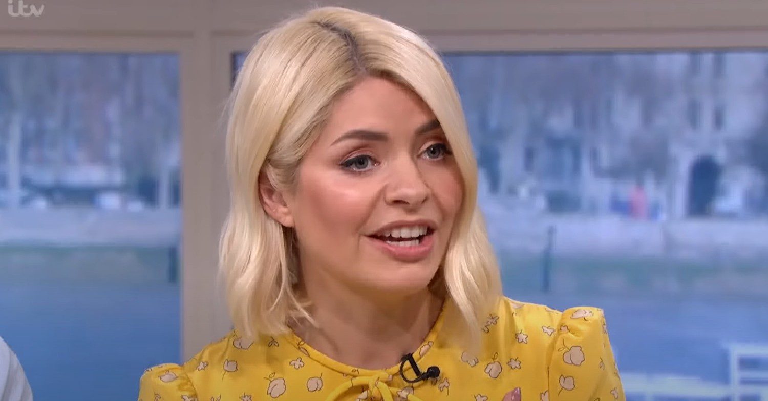 Holly Willoughby talking on This Morning