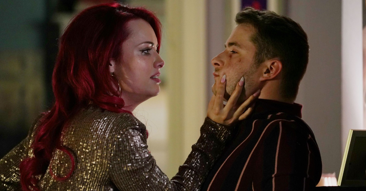 Max and Shona play Ben Mitchell and Whitney Dean in EastEnders (Credit: BBC)