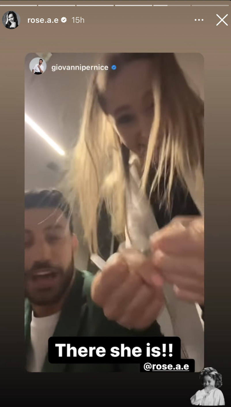 Strictly Come Dancing's Rose Ayling-Ellis breaks pen on her reunion with Giovanni Pernice