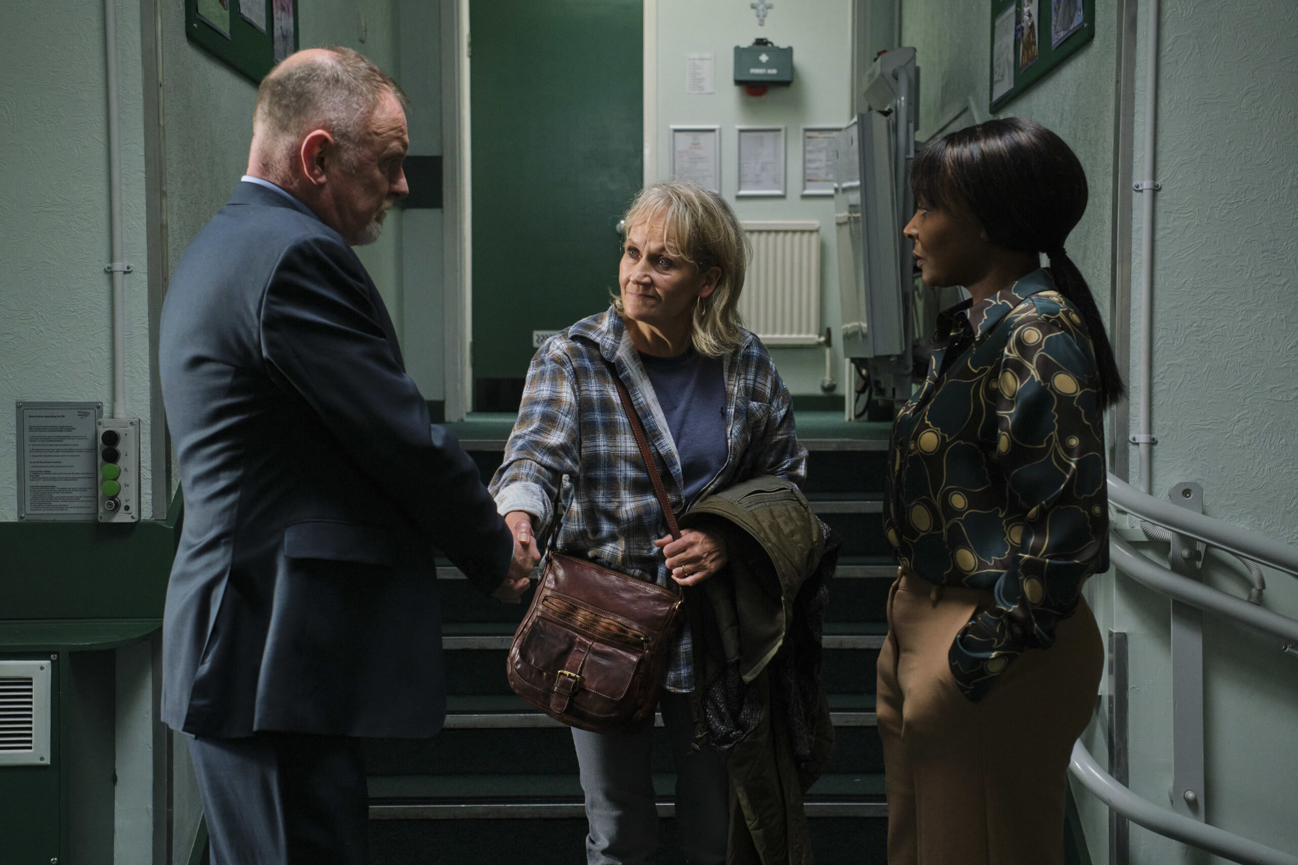 Nadine Marshall as Jenny Harris in Sherwood cast