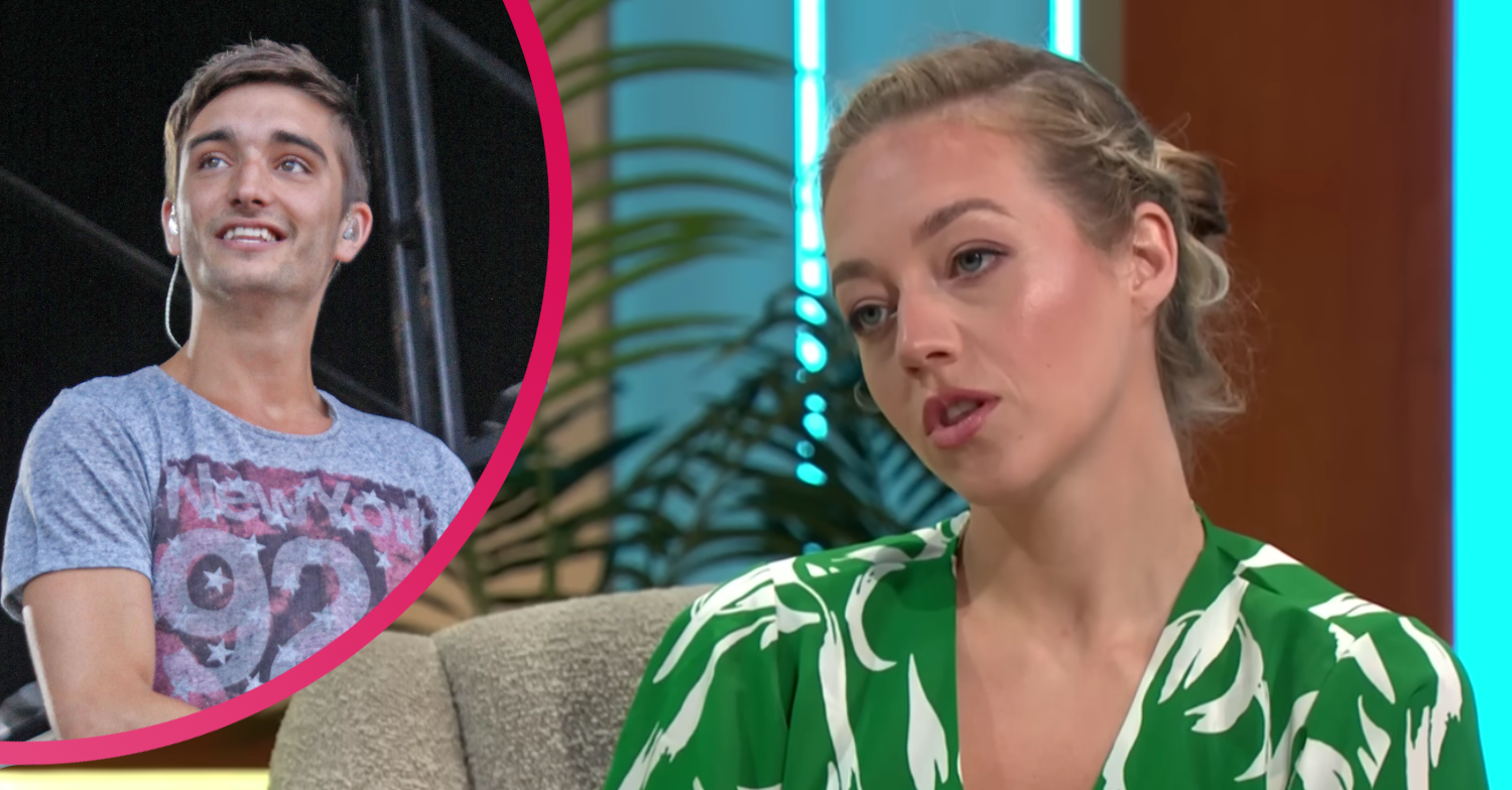 Tom Parker on stage, Kelsey