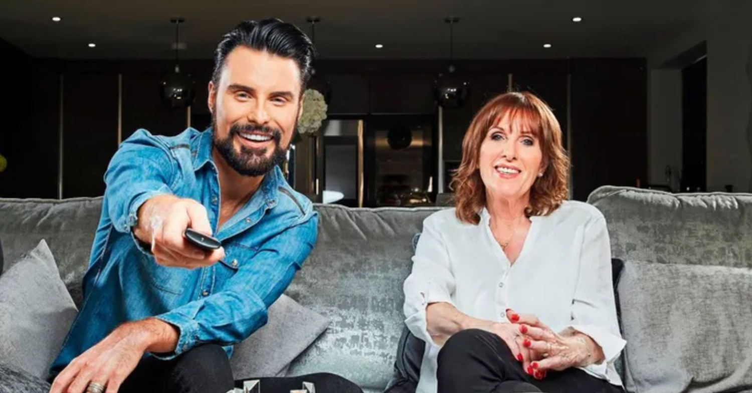 Rylan and Linda on Celebrity Gogglebox together