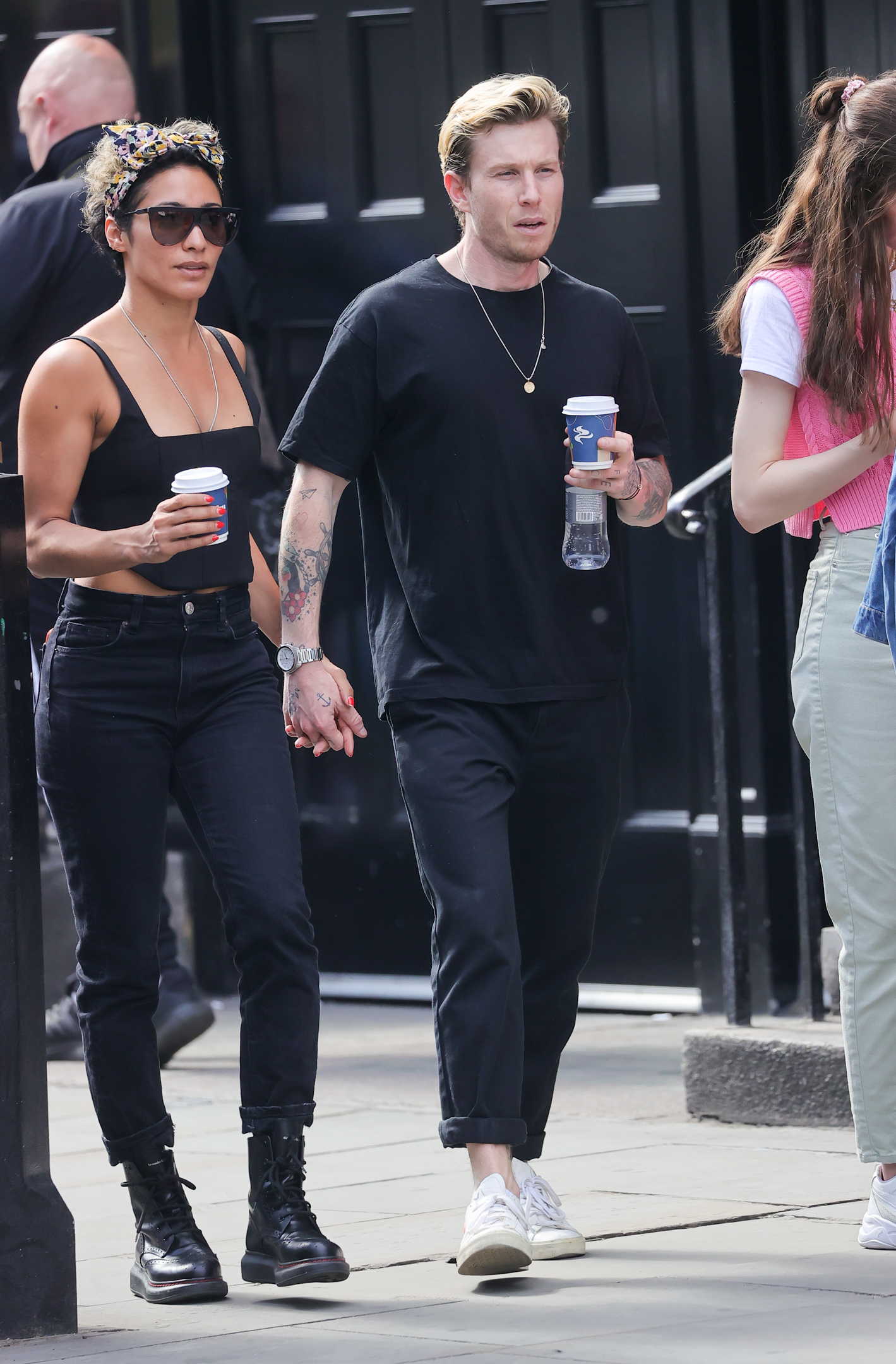 Strictly Karen Hauer holding hands with boyfriend Jordan