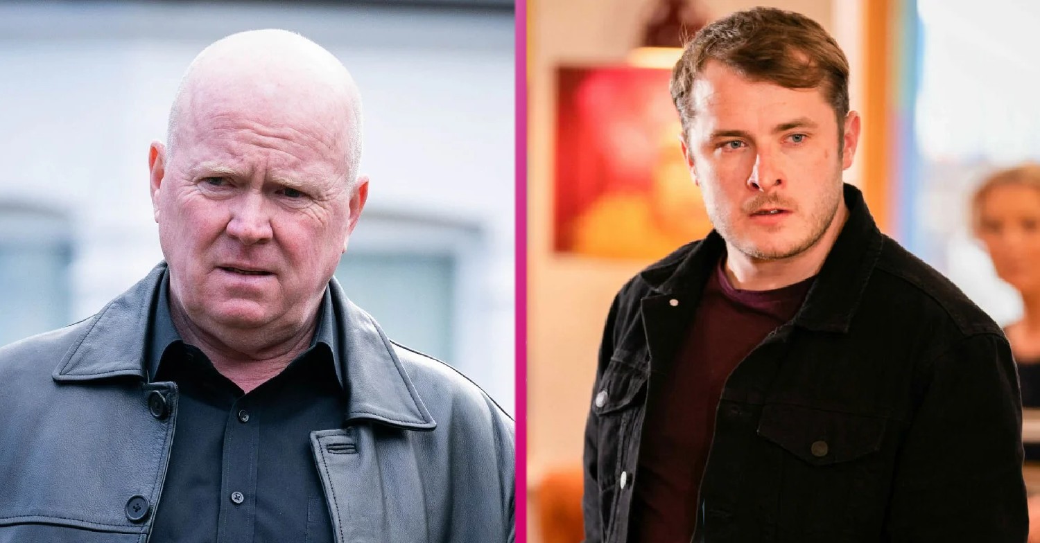 Phil Mitchell and Ben Mitchell on EastEnders