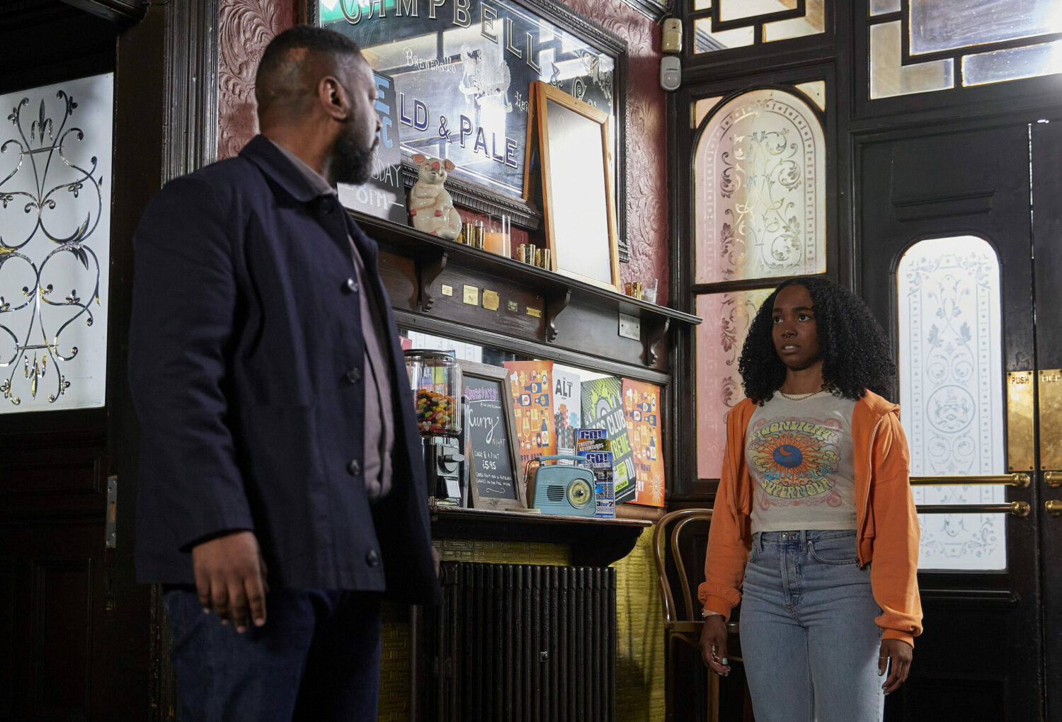 Charles and Naomi in Emmerdale