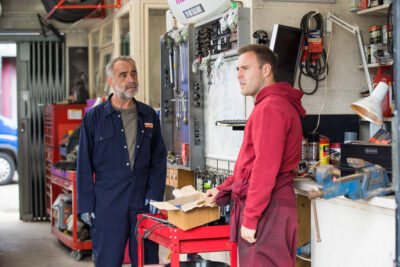 Kevin and Tyrone talking in Coronation Street