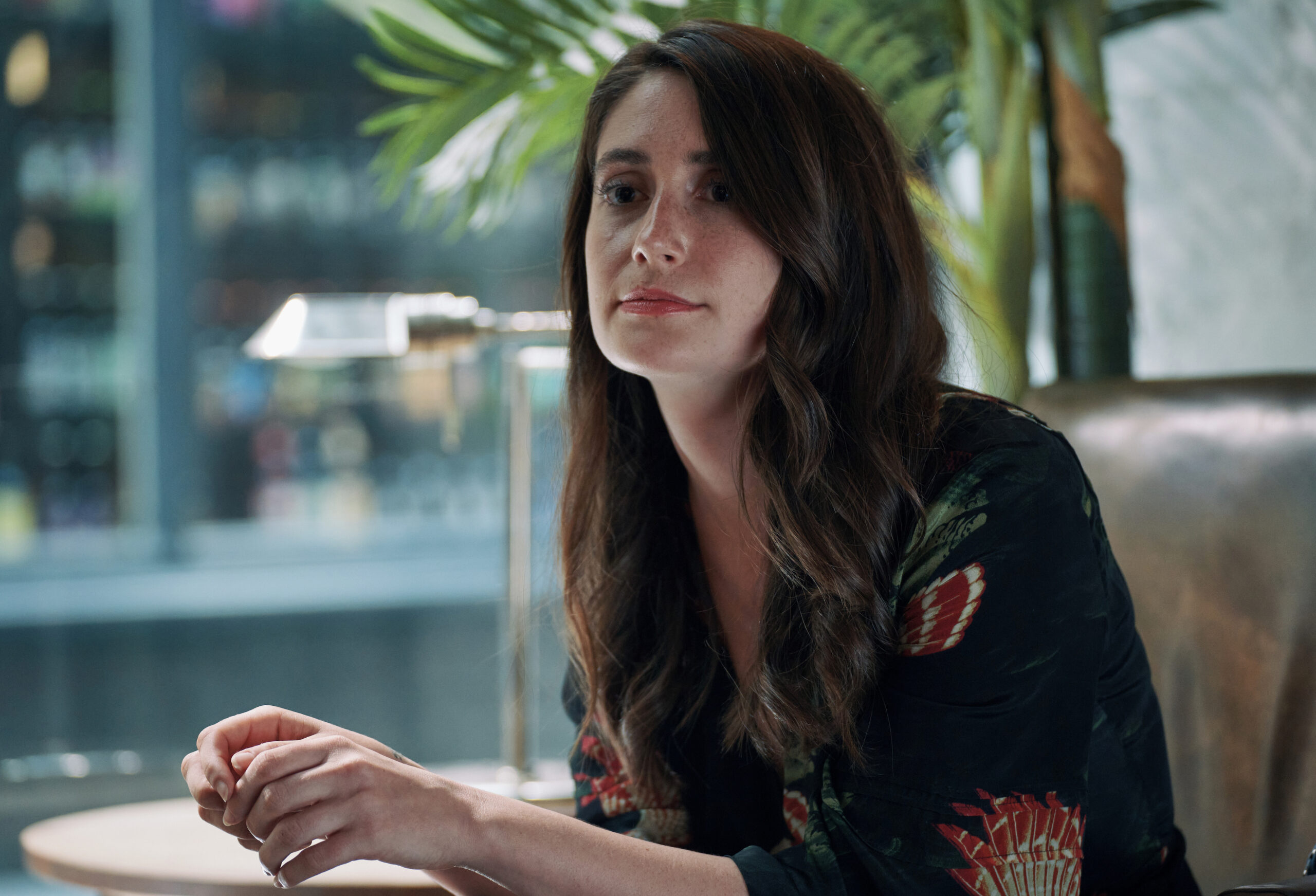 Charly Clive as Sarah