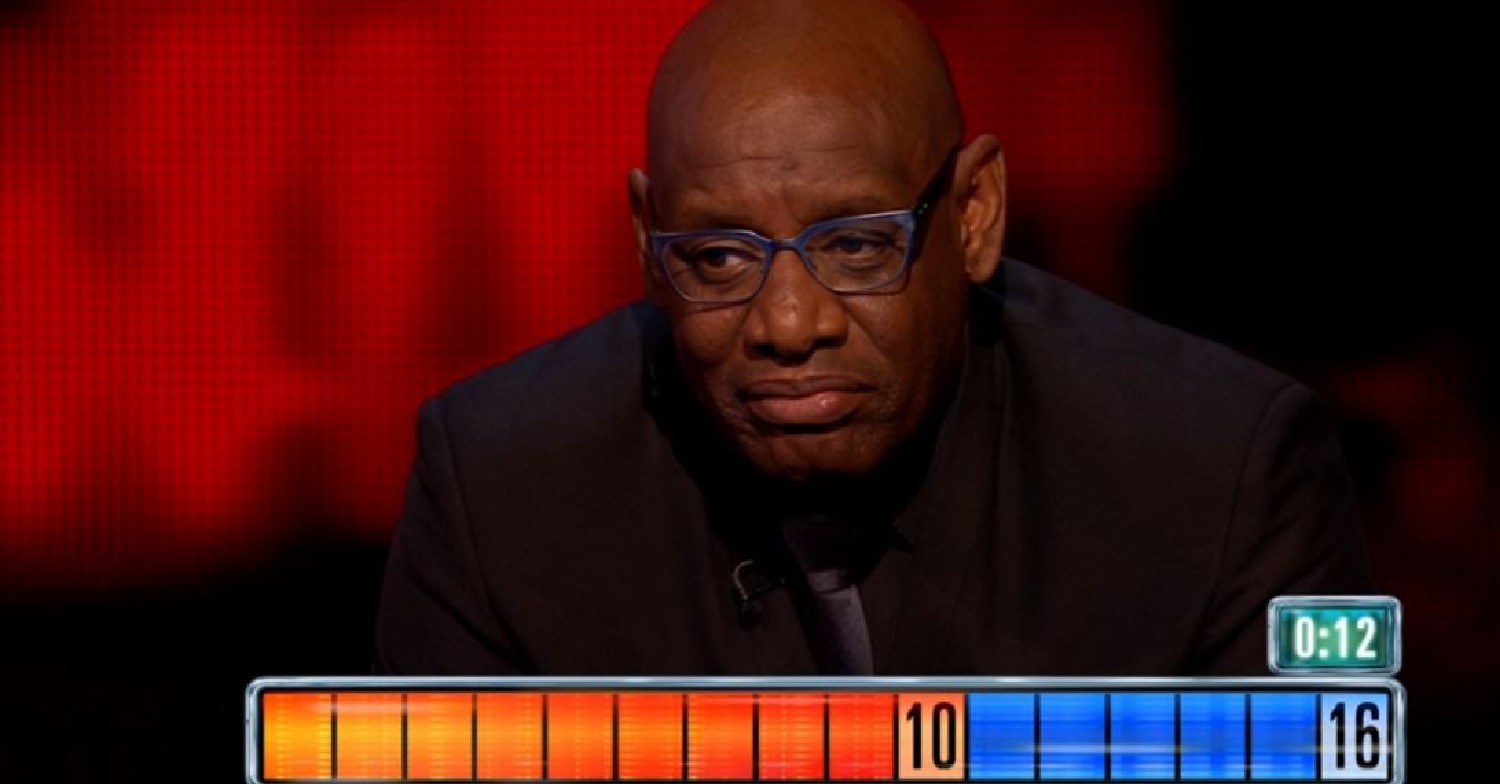 Shaun Wallace looking fed up during the Final Chase on The Chase 