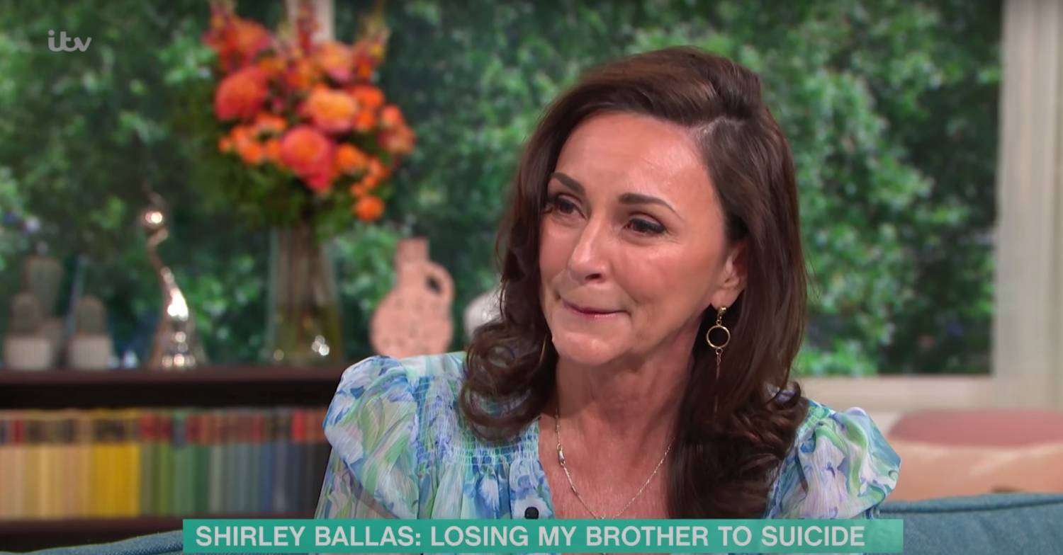 Shirley Ballas looks emotional on This Morning