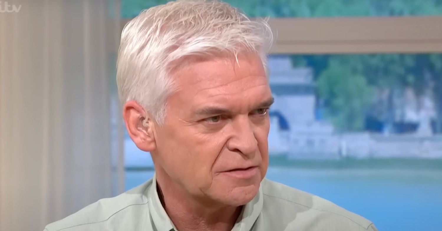 Phillip Schofield frowning on This Morning
