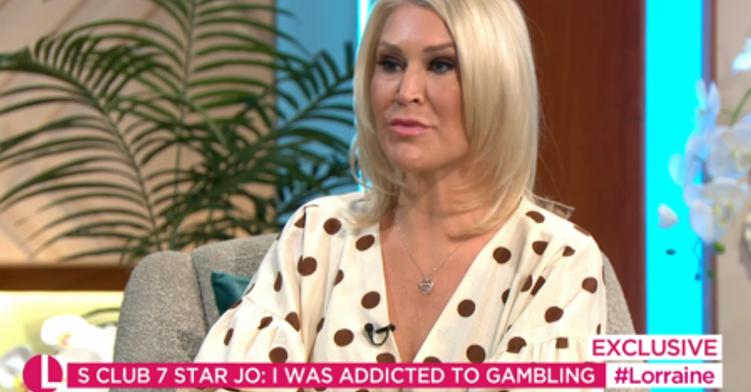 Jo O'Meara on Lorraine today