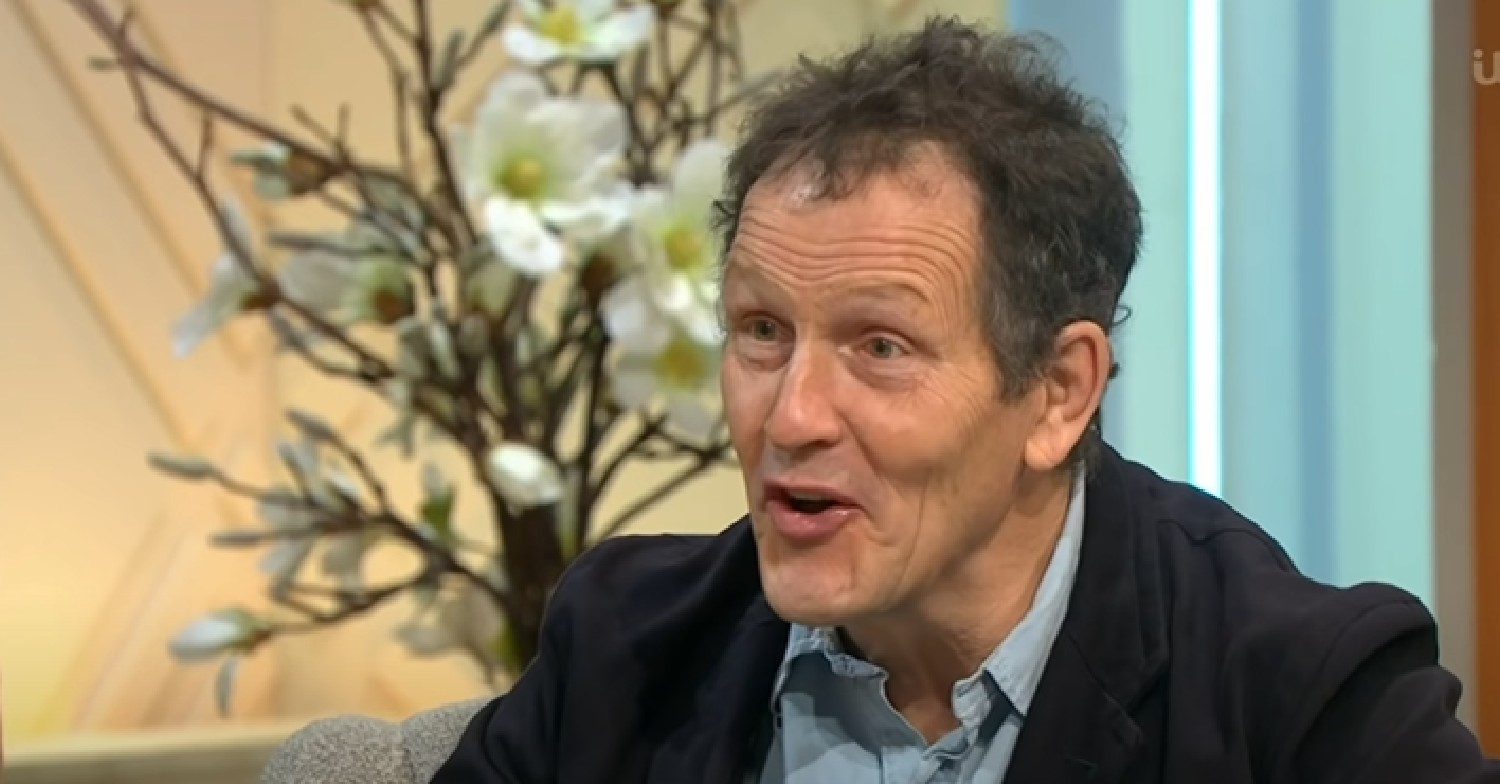 Monty Don looking surprised on Lorraine