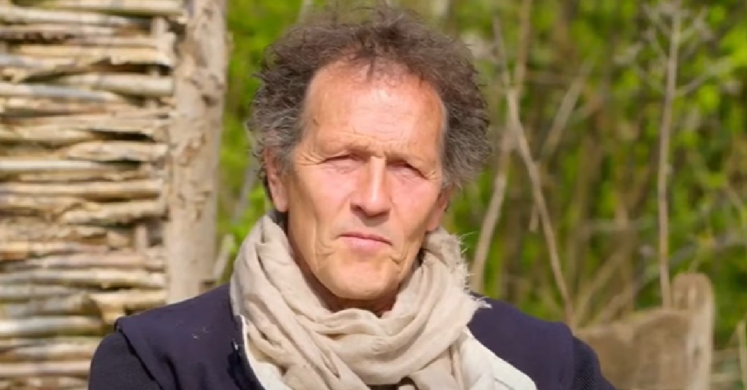 Monty Don looks serious during interview on The Today Show
