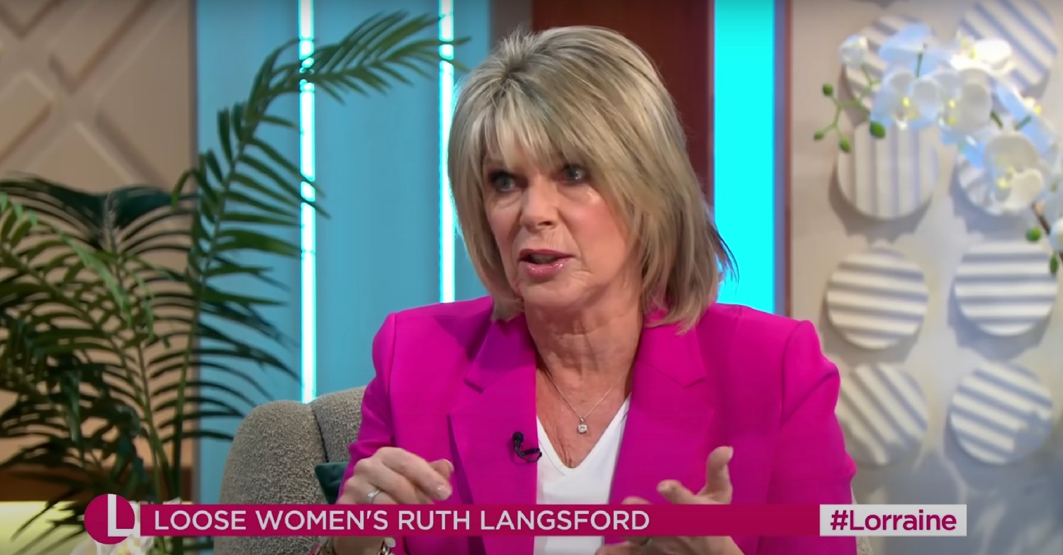Ruth Langsford speaking during an appearance on Lorraine