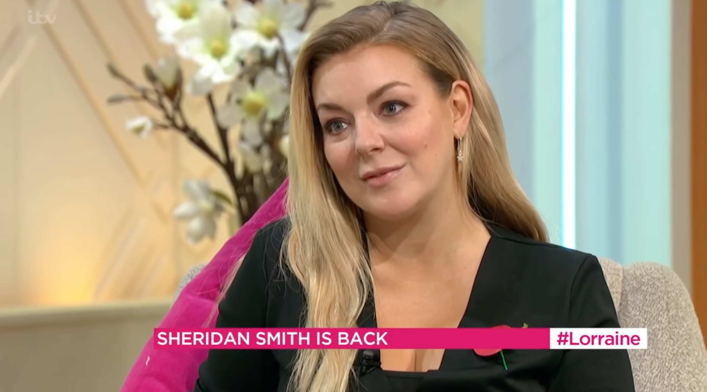 Sheridan Smith looking sad