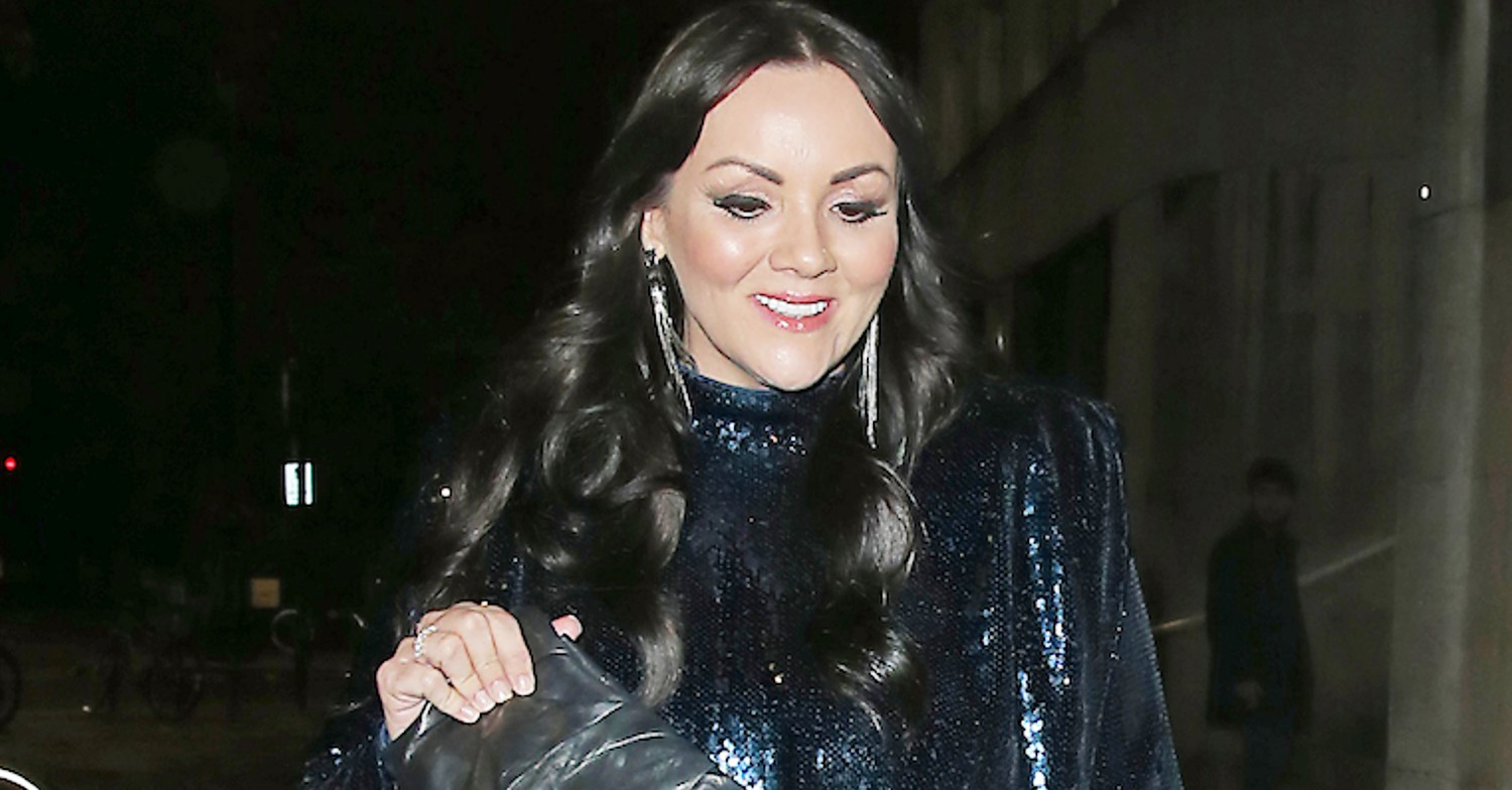 Martine McCutcheon on night out 2018