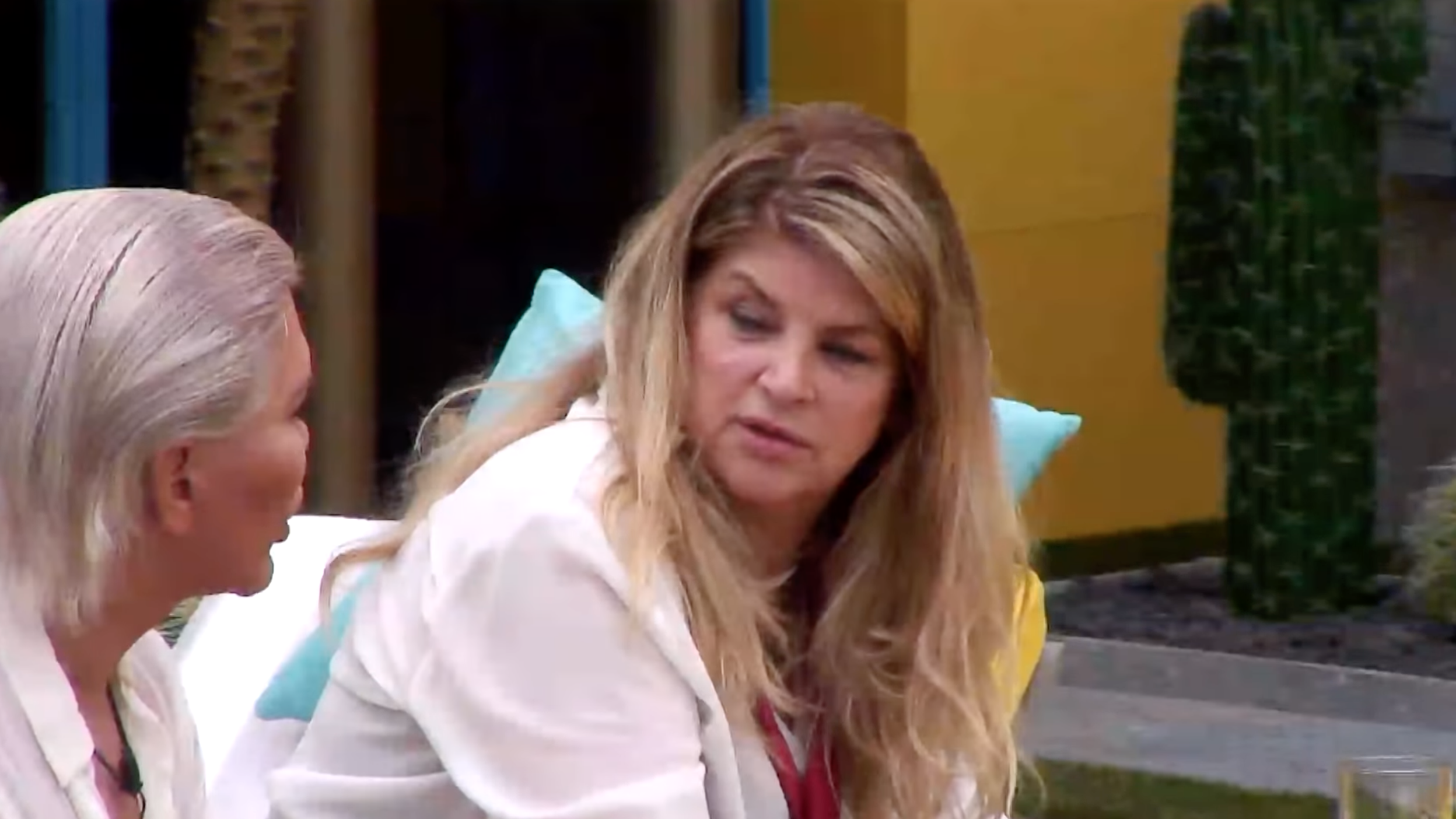 Kirstie Alley on Big Brother in 2018