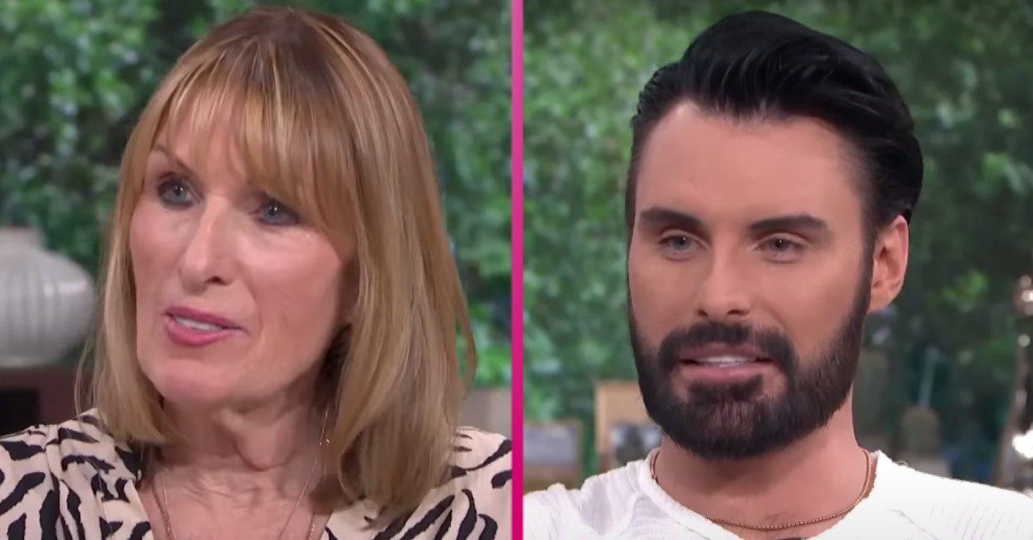 Rylan Clark and his mum during an appearance on This Morning