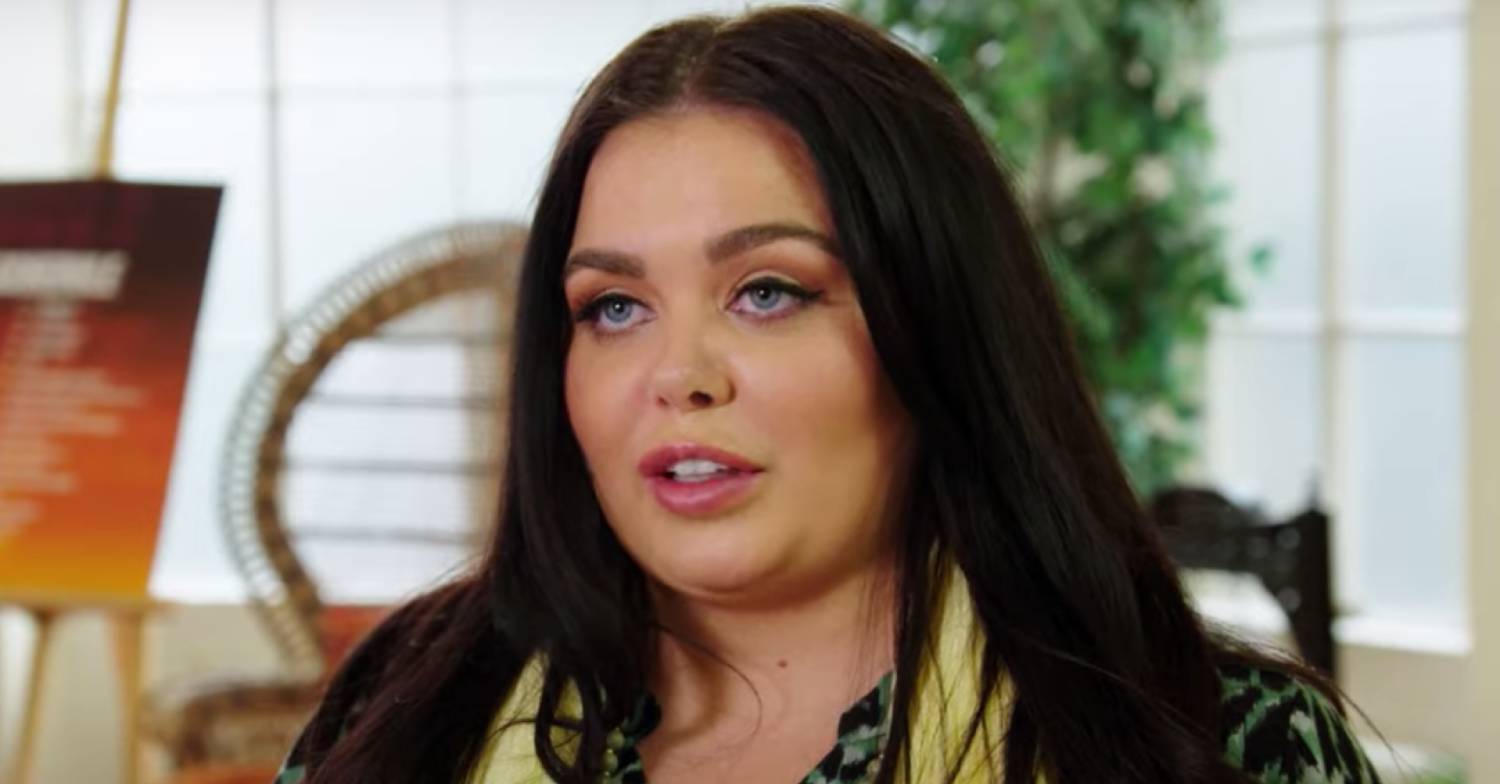 Scarlett Moffatt looks serious as she speaks