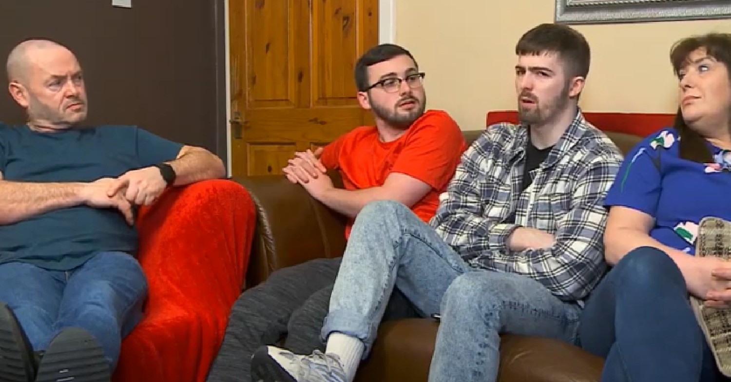 Tom Malone Jr on Gogglebox with his family