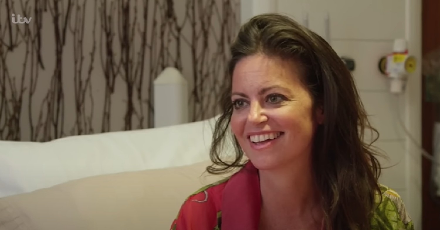 Deborah James smiling during interview on Lorraine