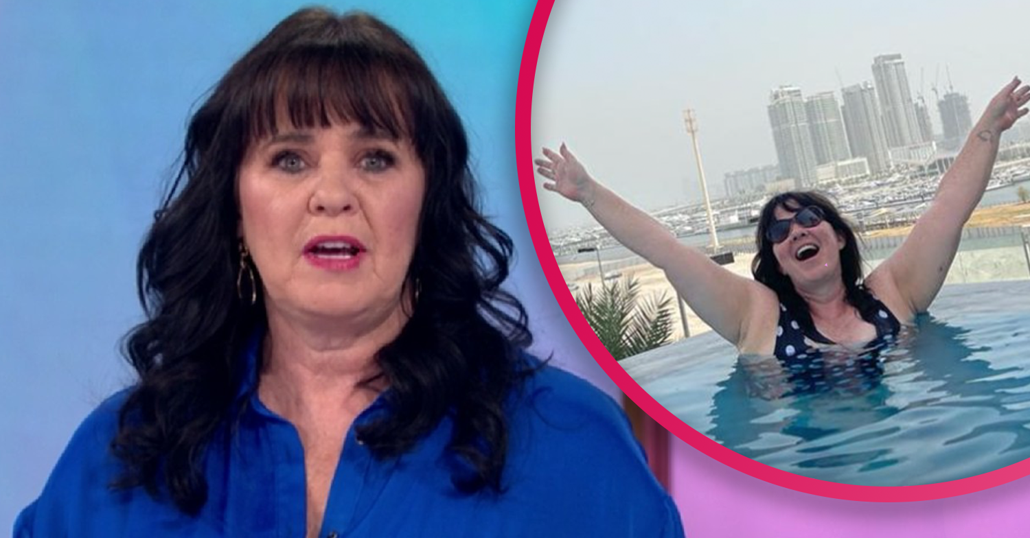 Coleen Nolan frolics in swimsuits as fans declare she's 'loving life' Coleen Nolan frolics in swimsuits as fans declare she's 'loving life'
