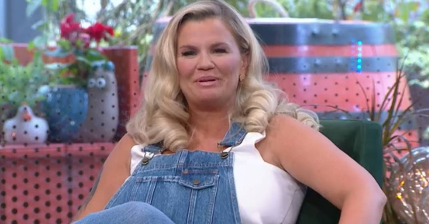 Kerry Katona laughs on Steph's Packed Lunch