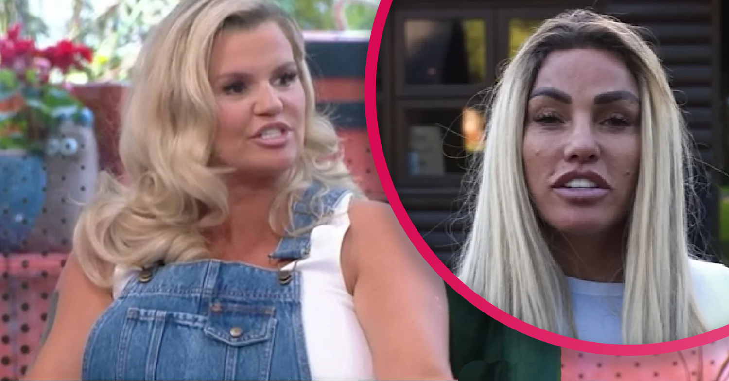 Kerry Katona chatting and KATIE PRICE looking to camera