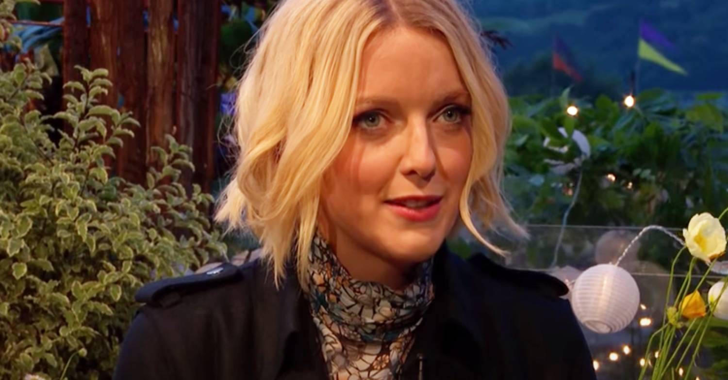 Lauren Laverne hosting previous Glastonbury coverage for the BBC
