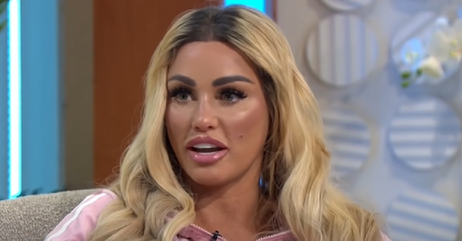 Katie Price speaking during Lorraine interview