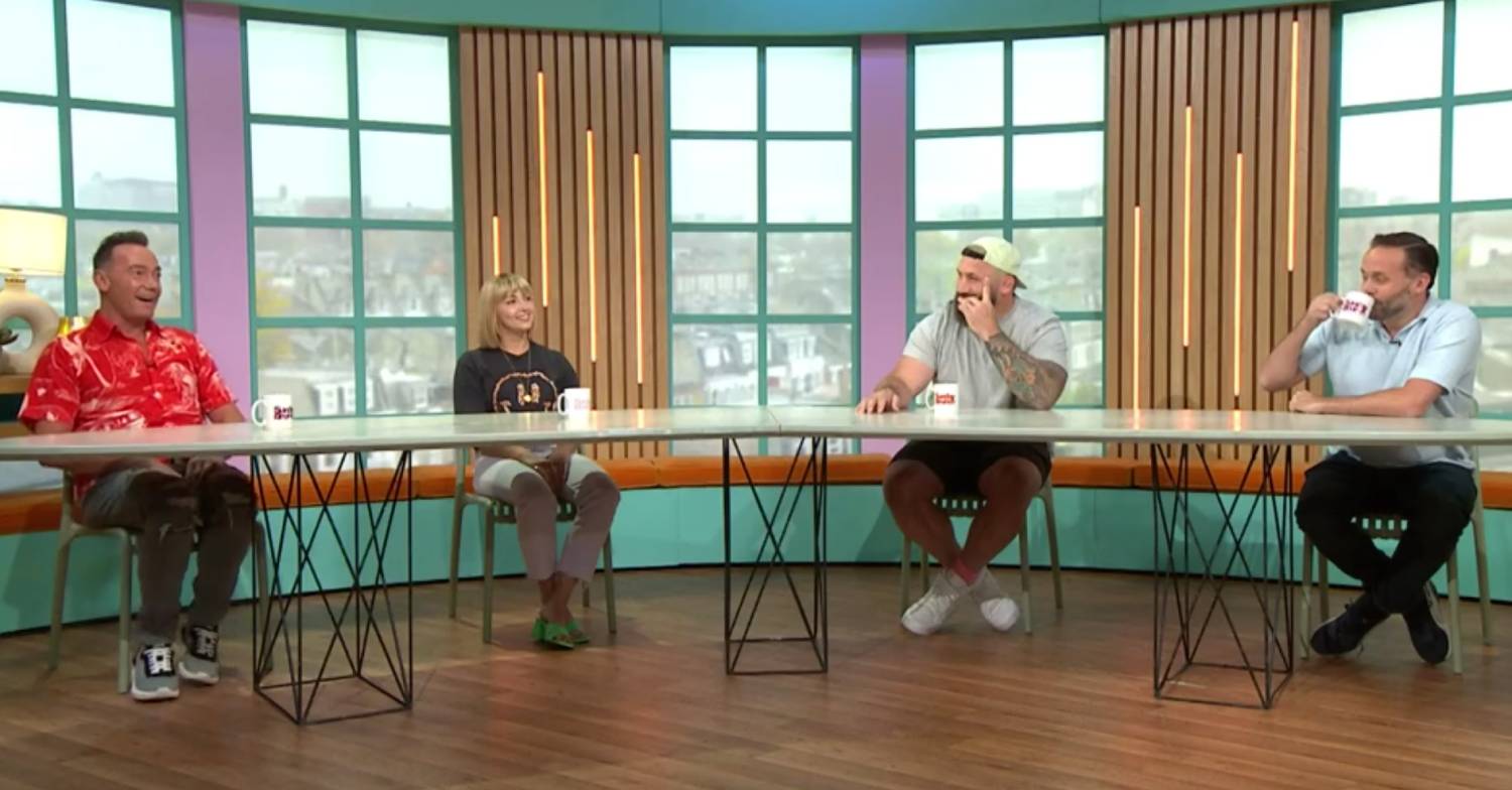 Strictly star Craig Revel Horwood with the other Sunday Brunch guests