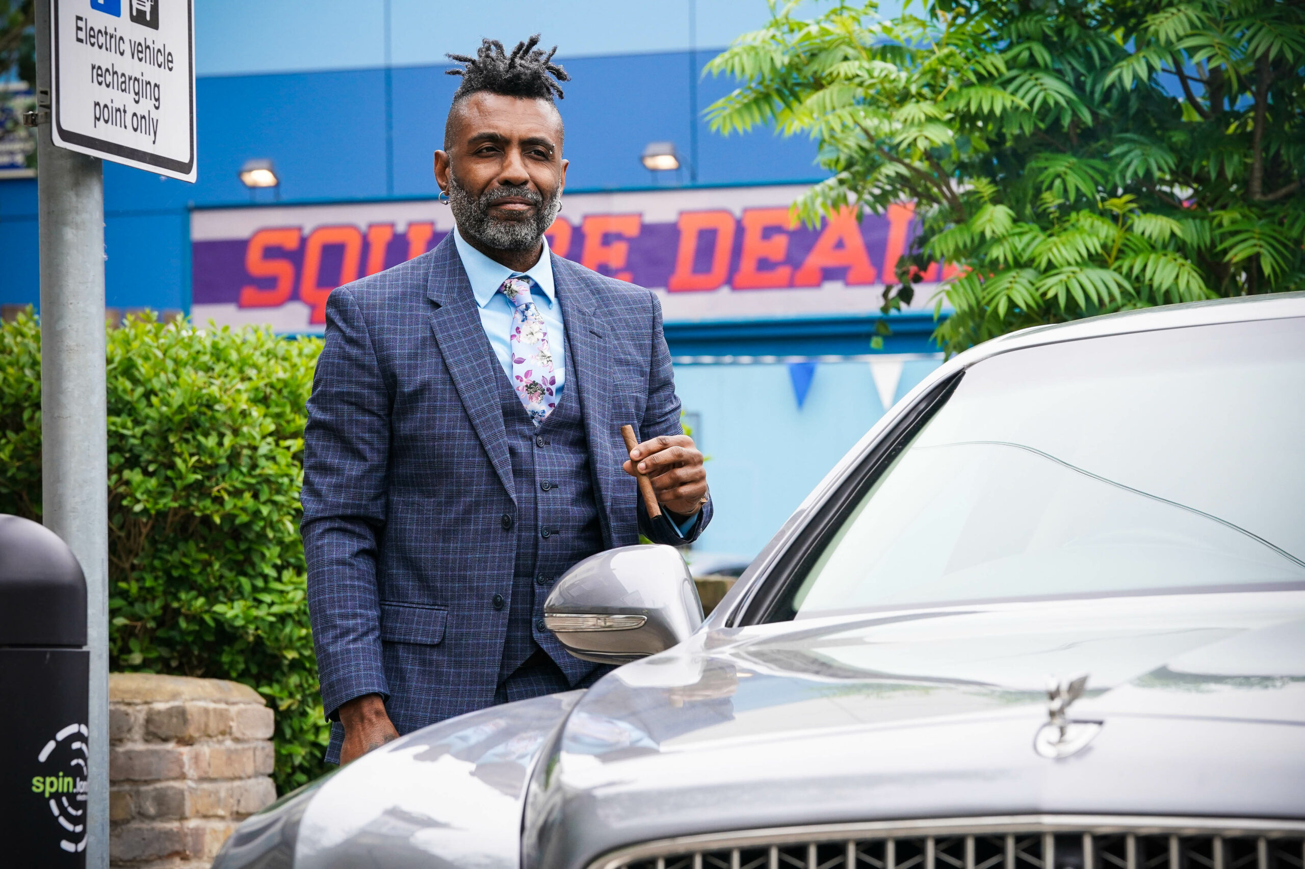 EastEnders newcomer Avery is hiding a major secret from brother Mitch (Credit: BBC)